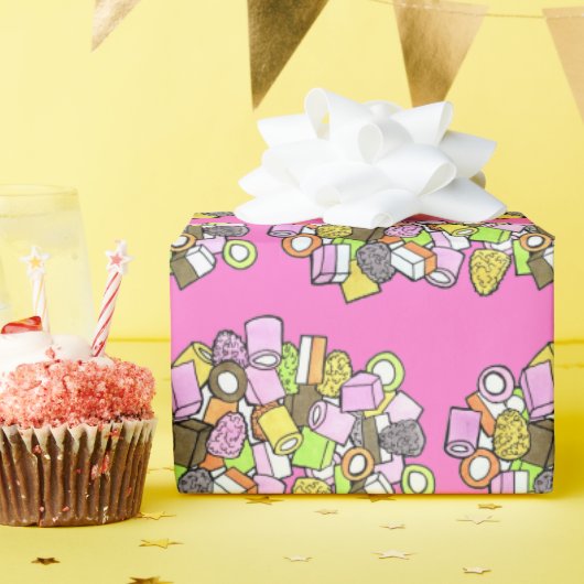 Dolly Mixture UK British Fondant Confection Snoep Cadeaupapier (Verjaardagsfeest)