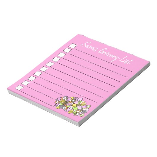 Dolly Mixture UK British Fondant Confection Snoep Notitieblok (Linkerzijde)