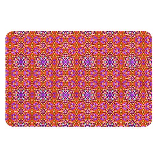 Dolly Mixtures Snoep Fractal Art Pattern Magneet (Horizontaal)