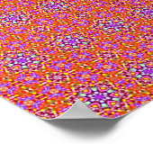 Dolly Mixtures Snoep Fractal Art Pattern Poster (Hoek)