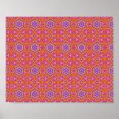 Dolly Mixtures Snoep Fractal Art Pattern Poster (Voorkant)