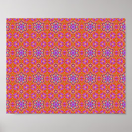 Dolly Mixtures Snoep Fractal Art Pattern Poster