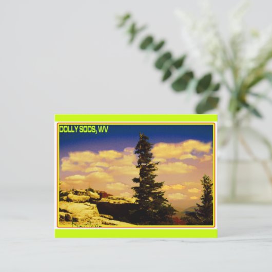 "DOLLY SODS" ART BRIEFKAART (Staand voorkant)