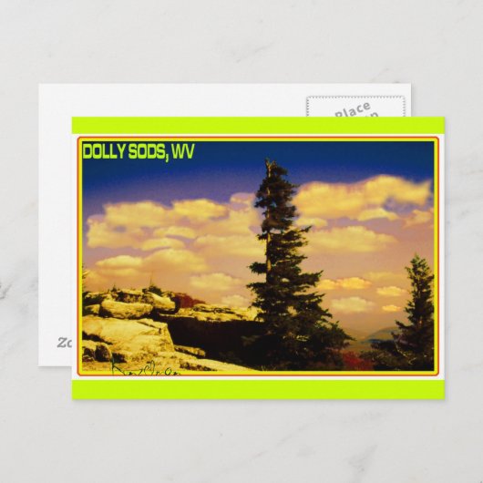 "DOLLY SODS" ART BRIEFKAART (Voorkant / Achterkant)