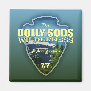 Dolly Sods WA (pijlpunt) Magneet