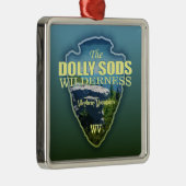 Dolly Sods WA (pijlpunt) Metalen Ornament (Rechts)