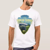 Dolly Sods WA (pijlpunt) T-shirt (Voorkant)