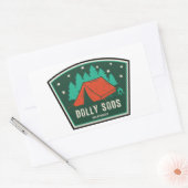 Dolly Sods Wilderness Camping Rechthoekige Sticker (Envelop)