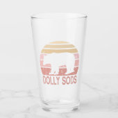 Dolly Sods Wilderness Retro Beer Glas (Voorkant)