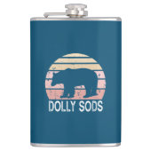 Dolly Sods Wilderness Retro Beer Heupfles (Voorkant)