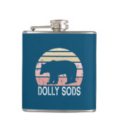 Dolly Sods Wilderness Retro Beer Heupfles (Voorkant)