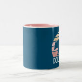 Dolly Sods Wilderness Retro Beer Tweekleurige Koffiemok (Center)