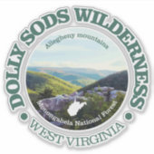 Dolly Sods Wilderness Sticker (Voorkant)