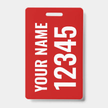 Dolly Tag / Zeilzaklabel met naam en zeilnummer