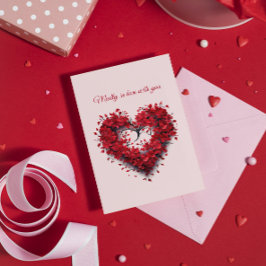 Dolly Verliefd | Bloemhart | Aangepaste tekst en n Feestdagenkaart