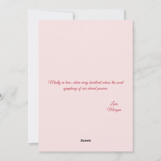 Dolly Verliefd | Bloemhart | Aangepaste tekst en n Feestdagenkaart (Achterkant)