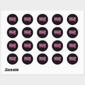 Dolly voor President Ronde Sticker (Vel)