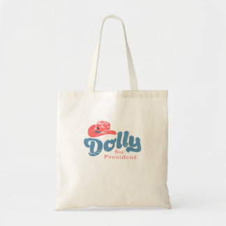 Dolly voor president tote bag