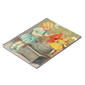 Dolly Wasmachine Meisje Vintage Speelpoppen Schatt Notitieboek (Linkerzijde)