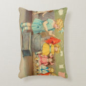 Dolly Wasserij Meisje Spelen Dolls Schattig Accent Kussen (Voorkant(Verticaal))