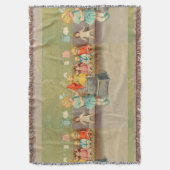 Dolly Wasserij Meisje  Spelen Dolls Schattig Deken (Voorkant Verticaal)