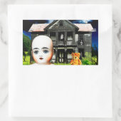 Dollys geweldige Escape Digital Speelgoed Ghost Ar Rechthoekige Sticker (Tas)