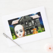 Dollys geweldige Escape Digital Speelgoed Ghost Ar Rechthoekige Sticker (Envelop)