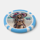 Dollz by: Svace 01 5$ Poker Chip (Enkel)
