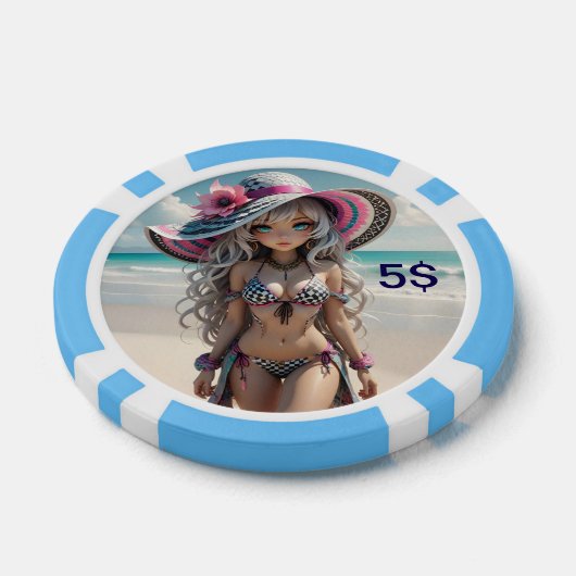 Dollz by: Svace 01 5$ Poker Chip (Enkel)