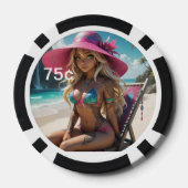 Dollz by: Svace 02 75¢ Poker Chip (Achterkant)