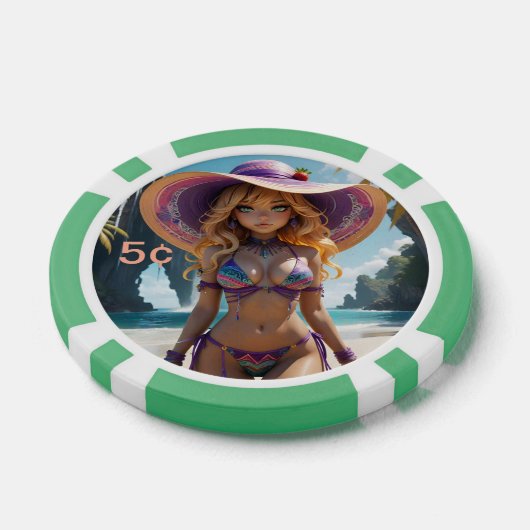Dollz by: Svace 03 5¢ Poker Chip (Enkel)