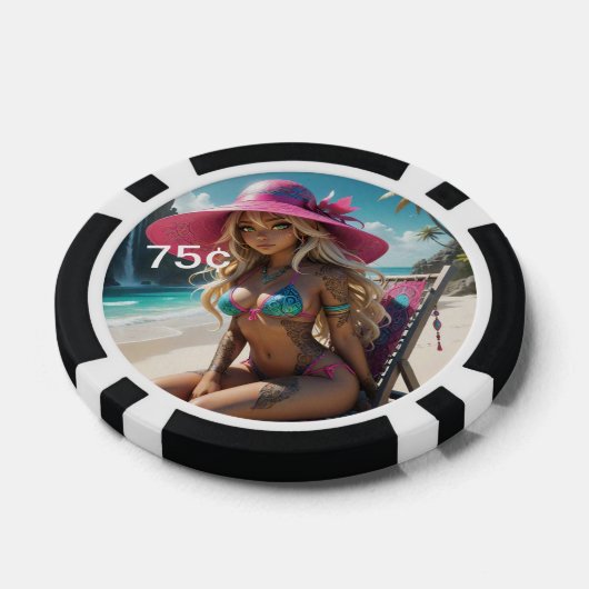 Dollz by: Svace 03 75¢ Poker Chip (Enkel)