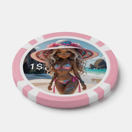 Dollz by: Svace 04 1$ Poker Chip (Enkel)