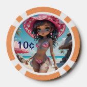 Dollz by: Svace 05 10¢ Poker Chip (Achterkant)