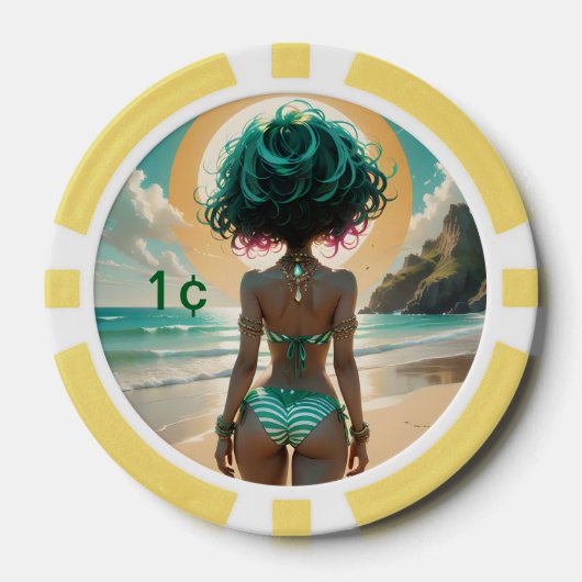 Dollz door: Svace 03 1¢ Poker Chip (Voorkant)