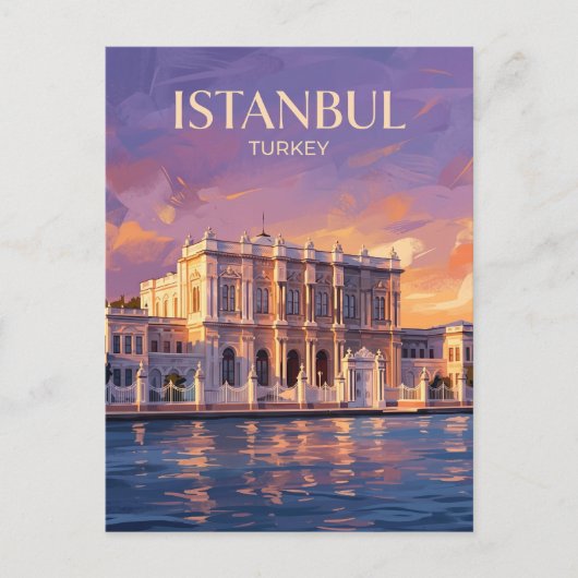 Dolmabahçe-paleis Turkije Briefkaart (Voorkant)