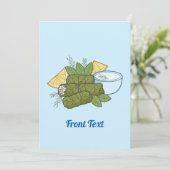 Dolmadakia Invitation Kaart (Staand voorkant)