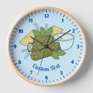 Dolmadakia Large Clock