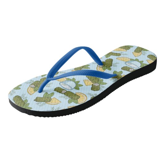 Dolmadakia Pattern Teenslippers (Schuin)