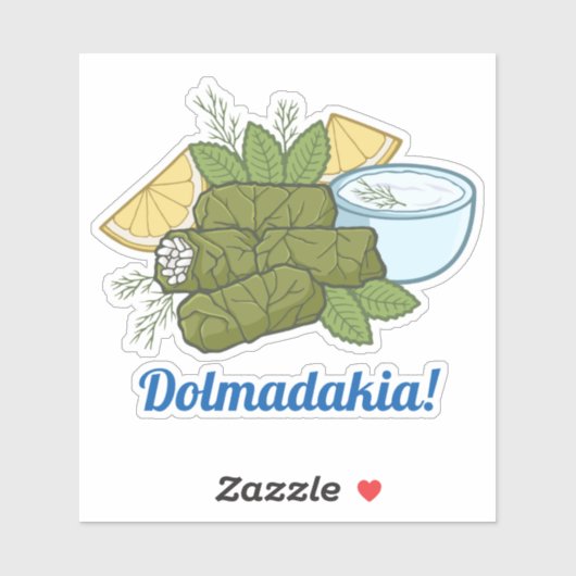 Dolmadakia Sticker (Vel)
