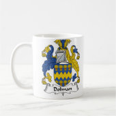 Dolman Family Crest Koffiemok (Links)
