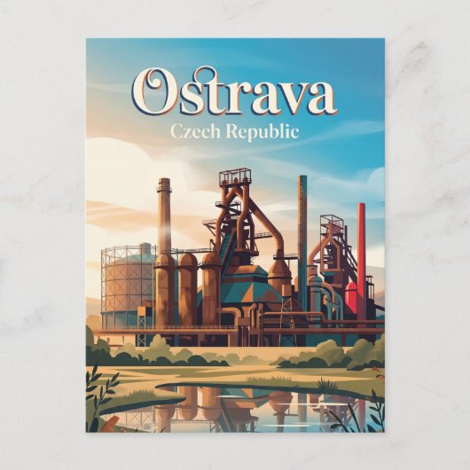 Dolní Vítkovice industrieel complex, Ostrava Briefkaart (Voorkant)