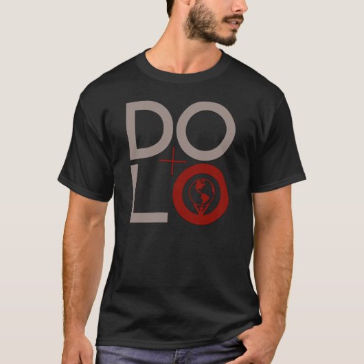 DOLO (rood) T-shirt (Voorkant)