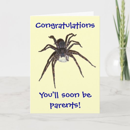 Dolomedes Feliciter Expectant Parents Kaart (Voorkant)