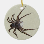 Dolomedes Mama Spin Kerstmis Ornament (Voorkant)