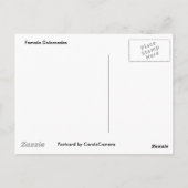 Dolomedes Vrouw Briefkaart (Achterkant)