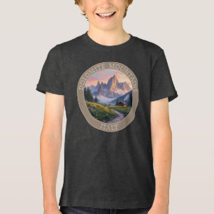 Dolomiet bergen Italië Tri-Blend Shirt