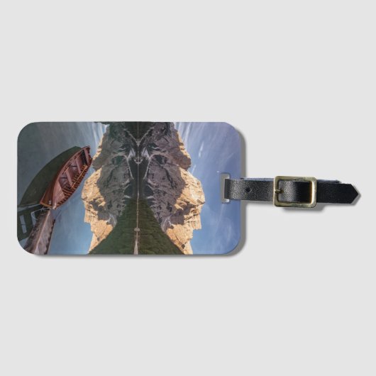 Dolomietalpen | Pragser Wildsee | Tirol, Italië Bagagelabel (Voorkant (horizontaal))