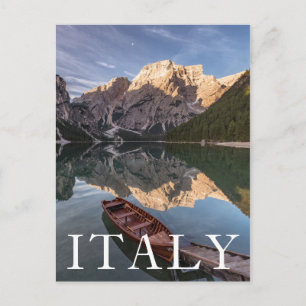 Dolomietalpen   Pragser Wildsee   Tirol, Italië Briefkaart