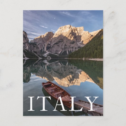 Dolomietalpen | Pragser Wildsee | Tirol, Italië Briefkaart (Voorkant)